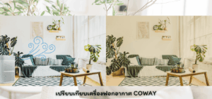 เปรียบเทียบเครื่องฟอกอากาศ Coway